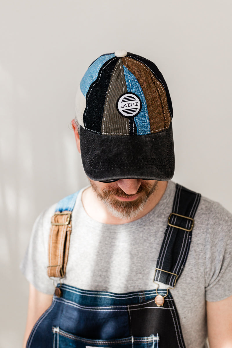 Lavelle Patchwork Denim Hat