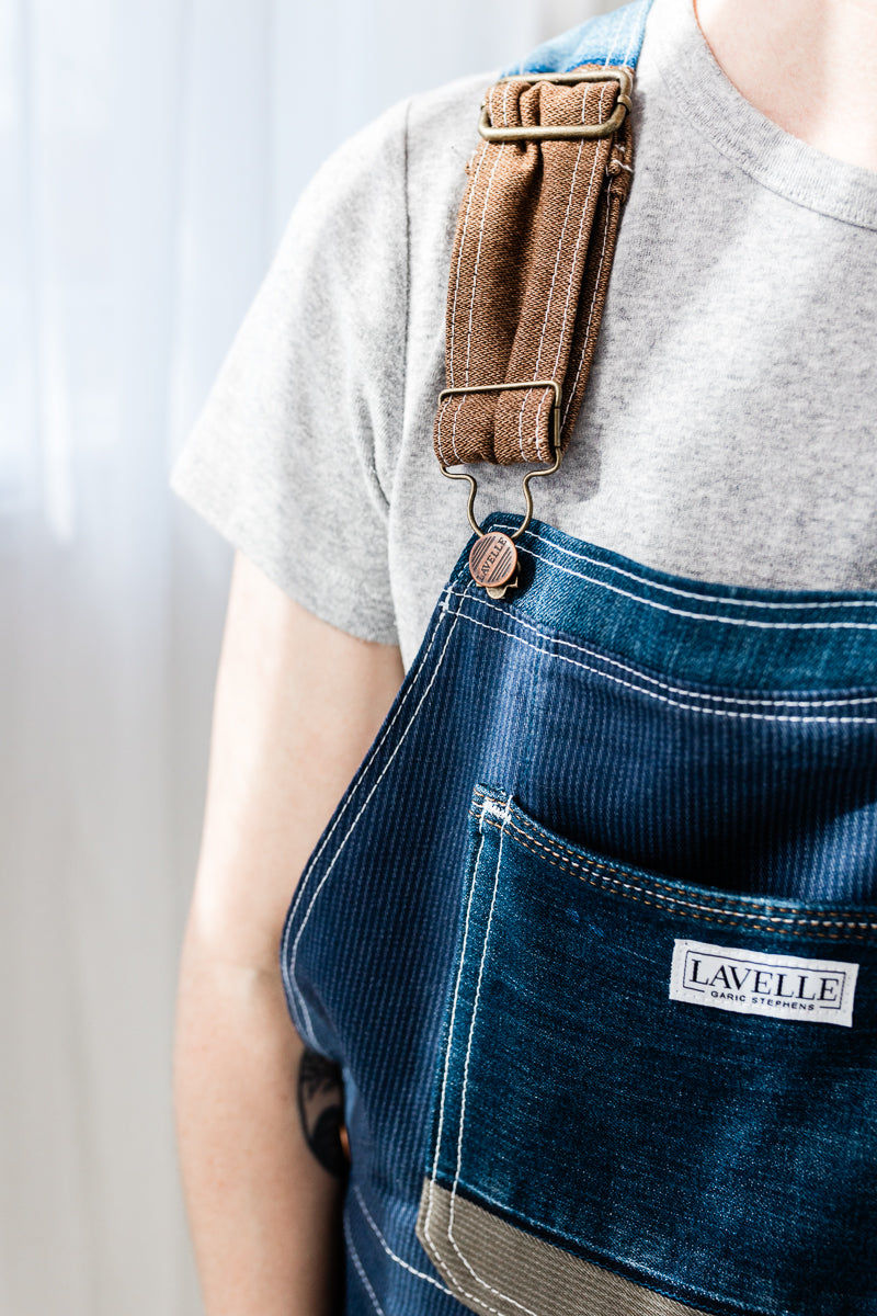 Lavelle Patchwork Denim Overalls