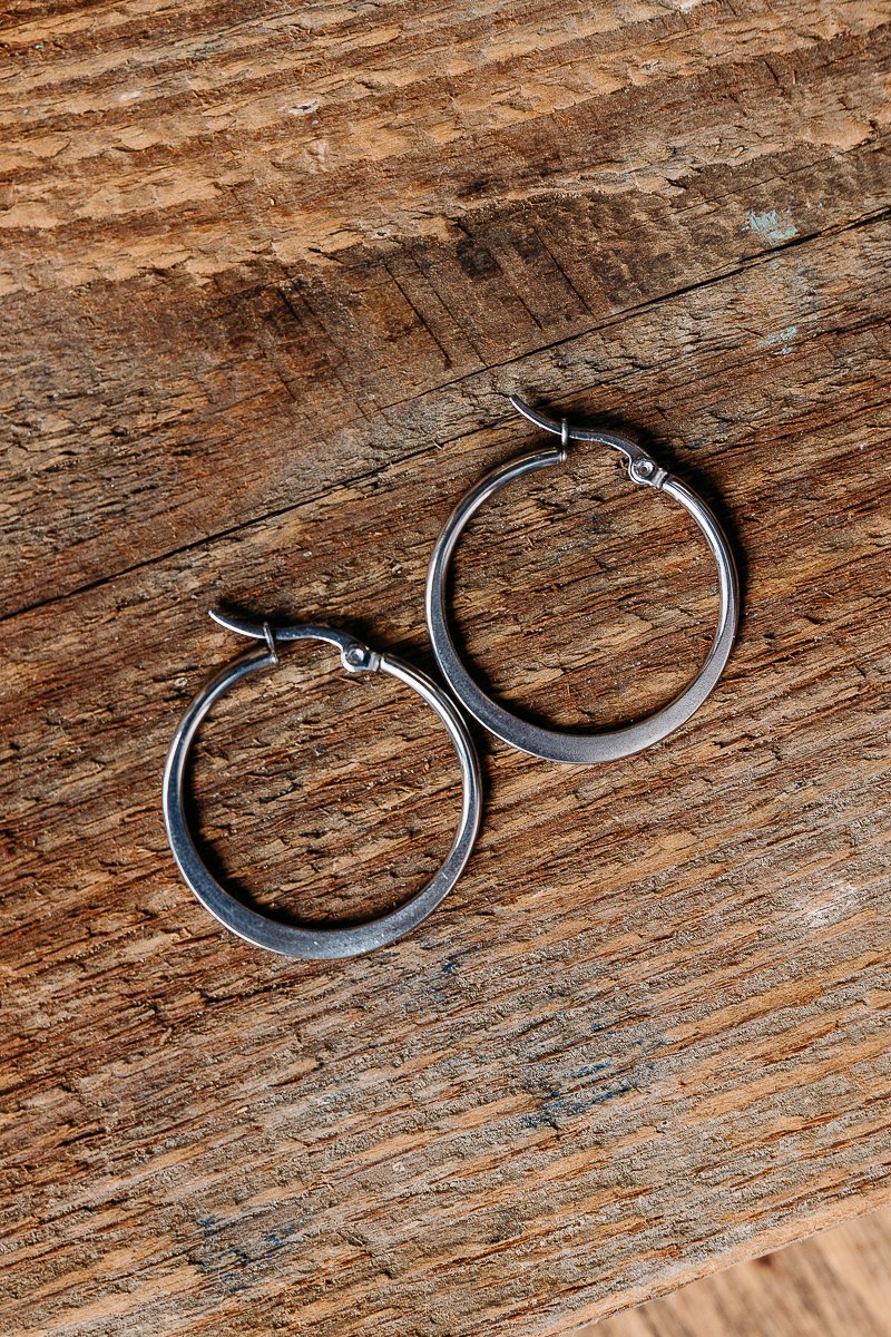 Sterling Silver Hoops